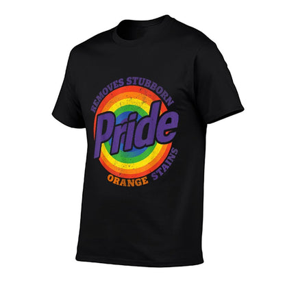 Pride Removes Stubborn Orange Stains Pride Month LGBTQ Retro  Soft T-Shirt