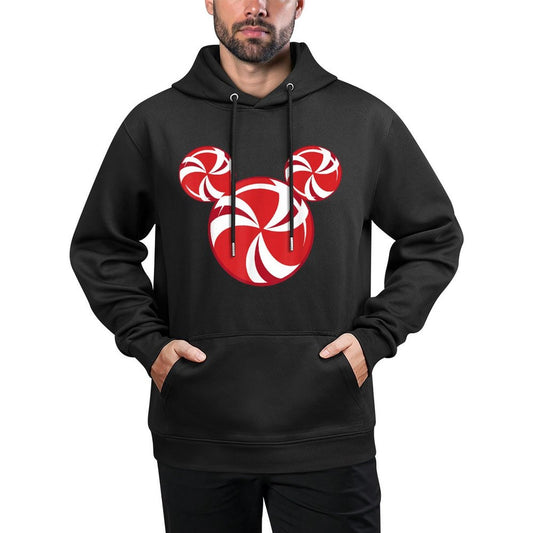 Disney - Christmas Candy Medium-Weight Fabric Hoodie