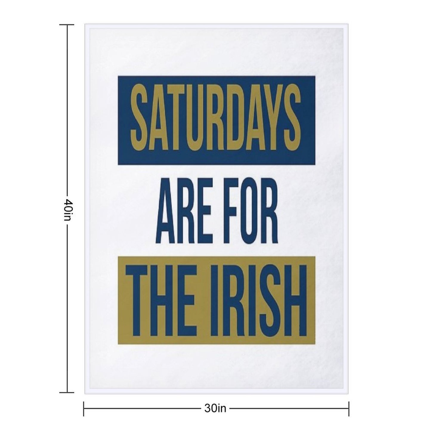 Saturdays Are For The Irish Shirts & Stickers Throw Blanket