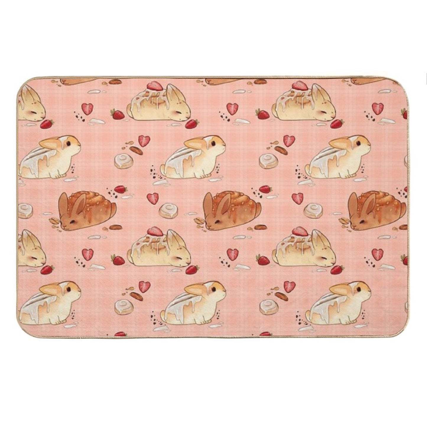 Cinnabunnies- Cinnamon Roll Bunnies Bath Mat