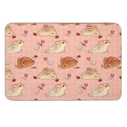 Cinnabunnies- Cinnamon Roll Bunnies Bath Mat