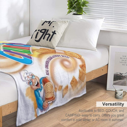 Cinnamon Toast Crunch Throw Blanket