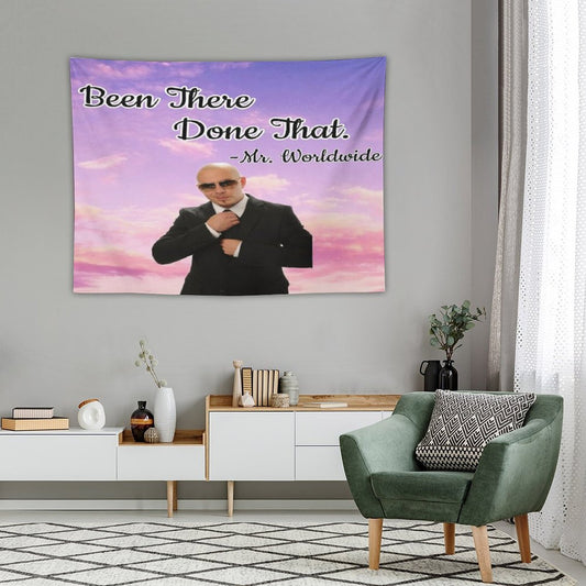Mr Worldwide Tapestry for Maddie Tapestry