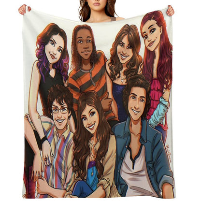 Victorious Cast Throw Blanket