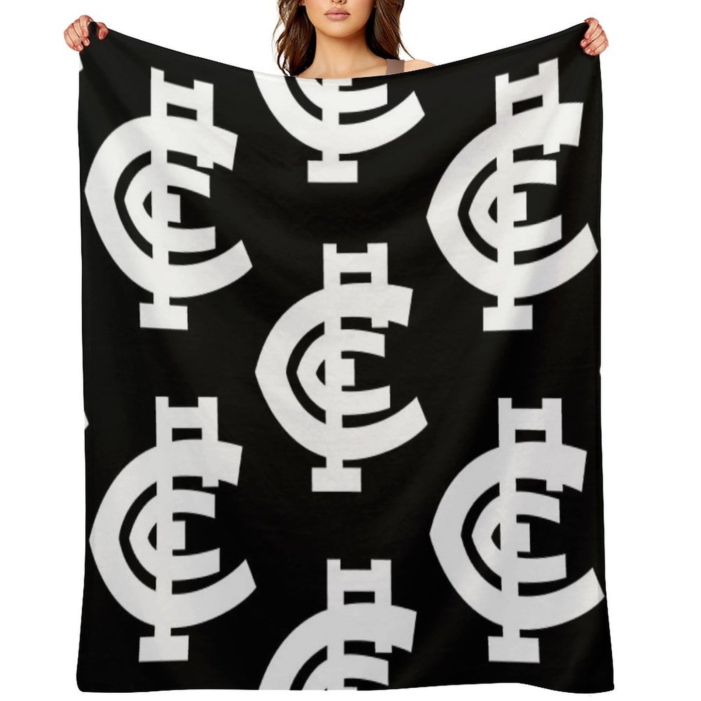 Carlton-logo Throw Blanket