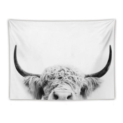 Peeking Cow Tapestry