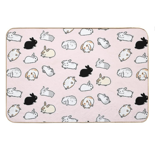 Bunny Rabbits Bath Mat