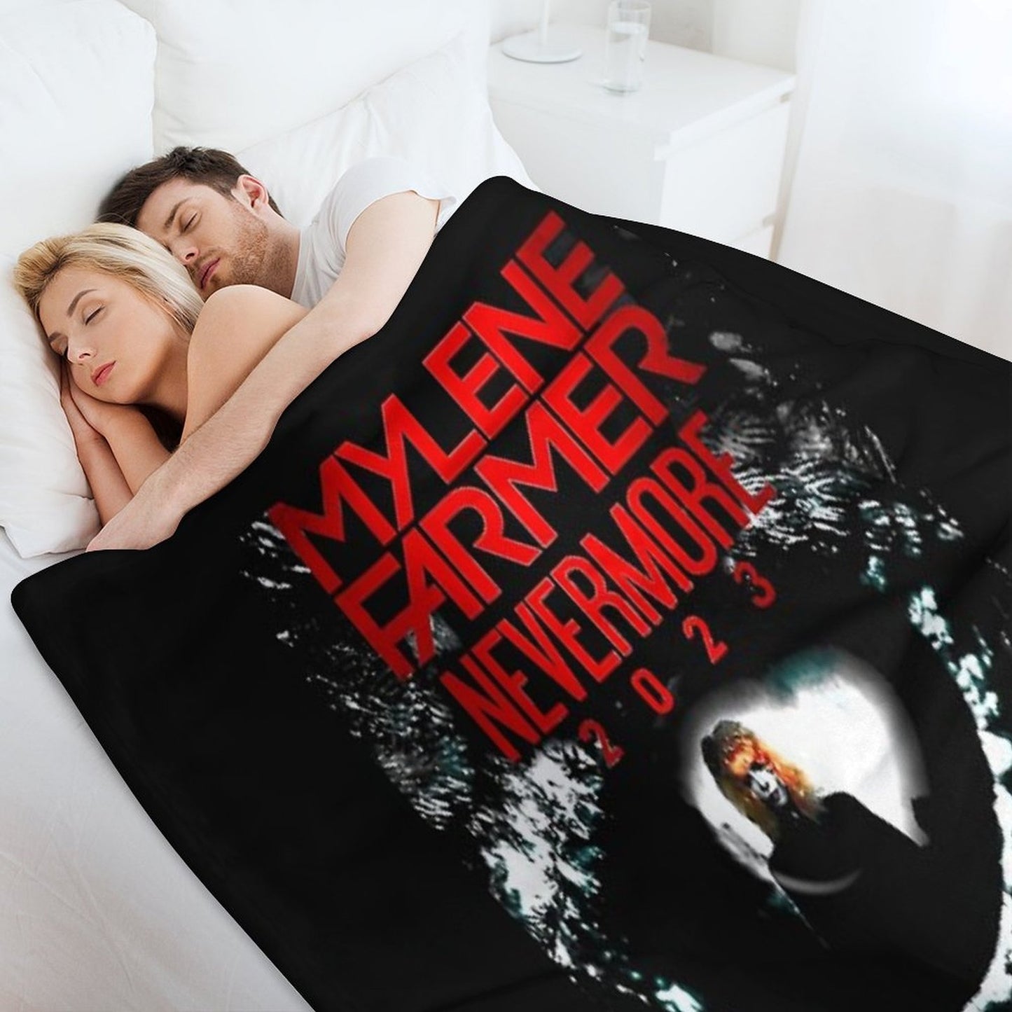 Mylene Farmer Nevermore, Mylene Farmer 2024 Throw Blanket