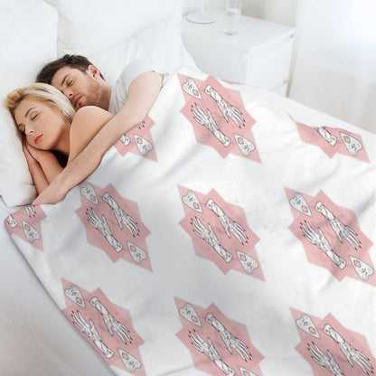 Ouija Hands Throw Blanket