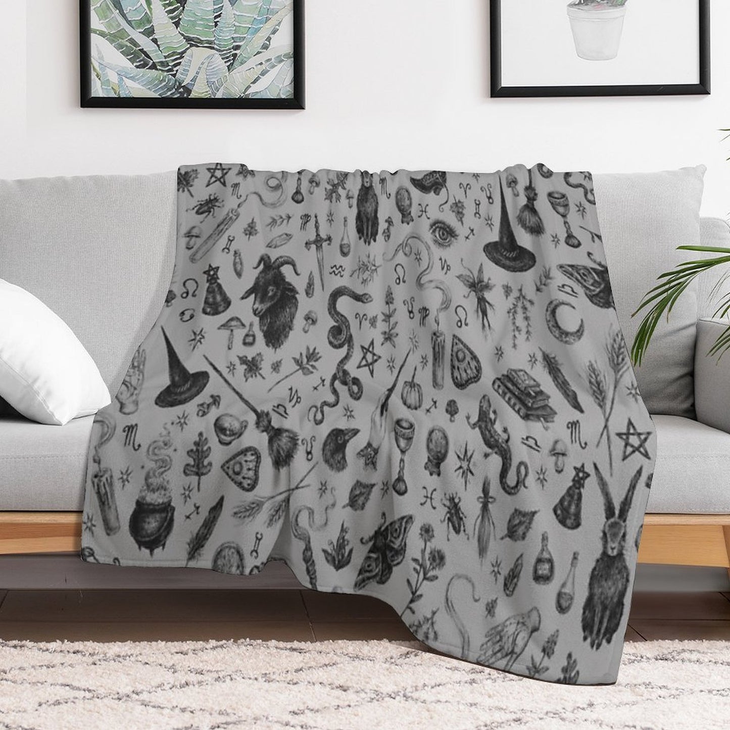 Salem Witch Throw Blanket