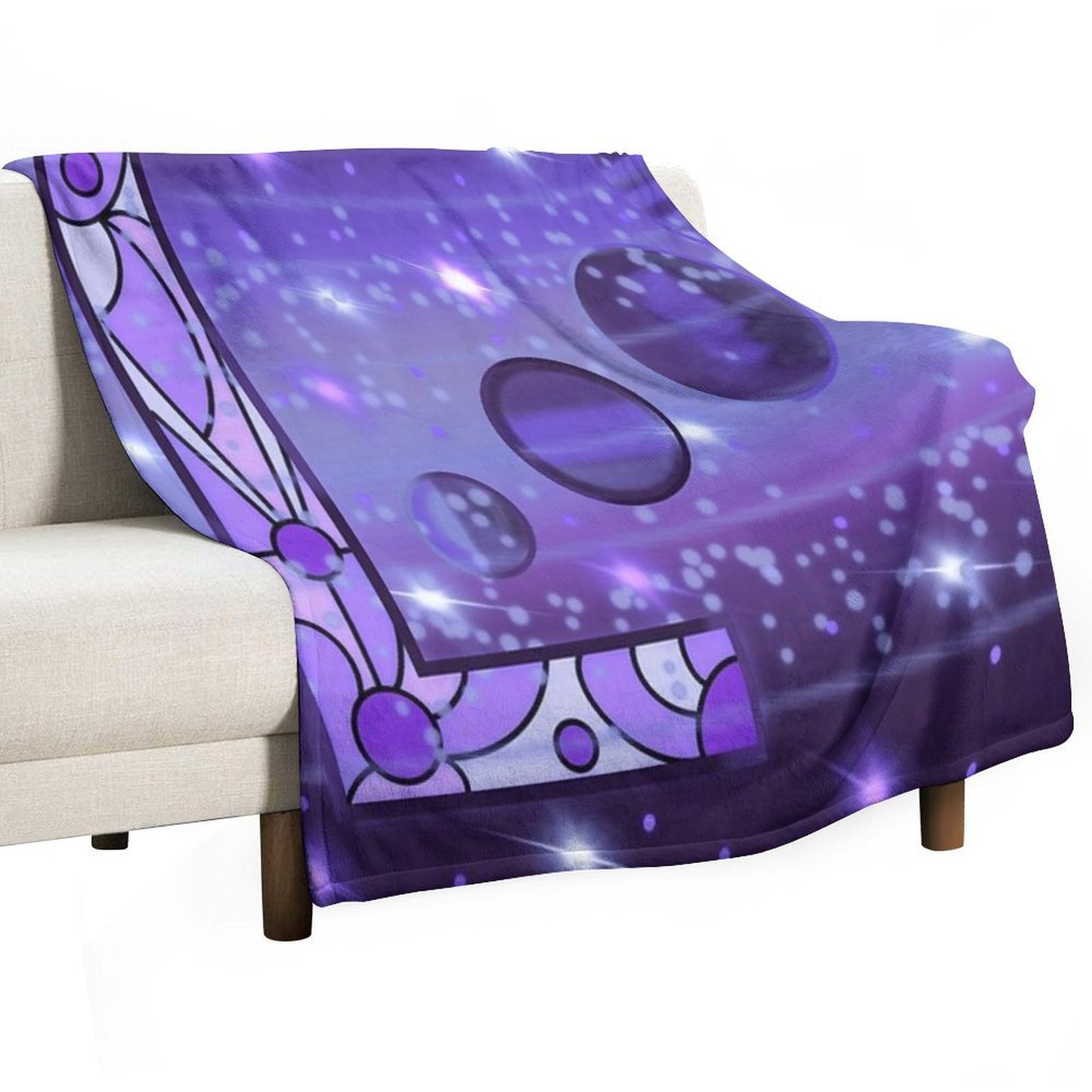 L Blank Throw Blanket