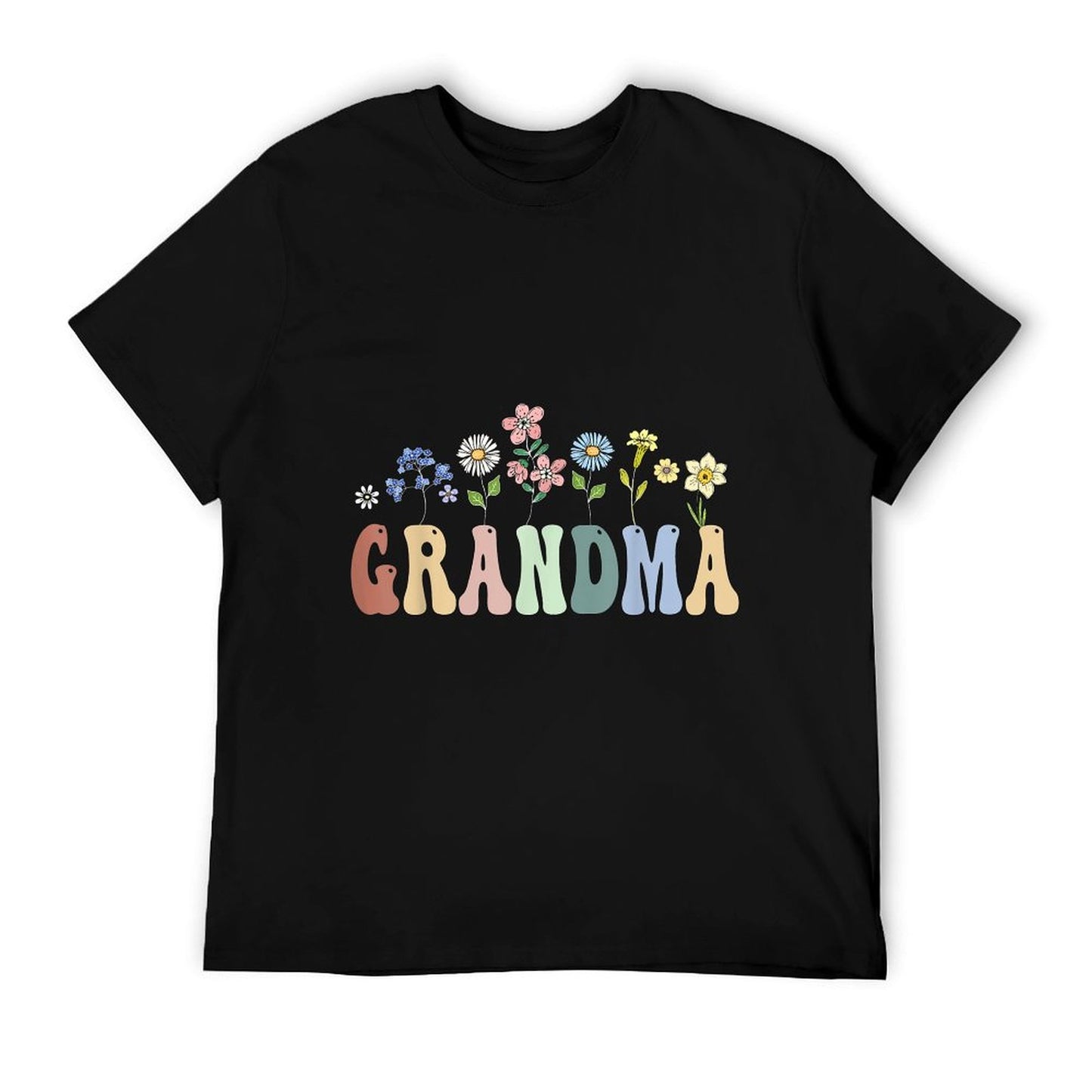 Grandma Gifts Women Wildflower Floral Design Grandma T-Shirt