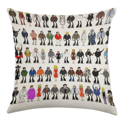 Columbo - The Murderers Linen Throw Pillow Cover
