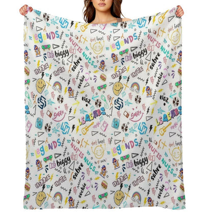 Norris Nuts Seamless Pattern, Norris Nuts Pattern Throw Blanket