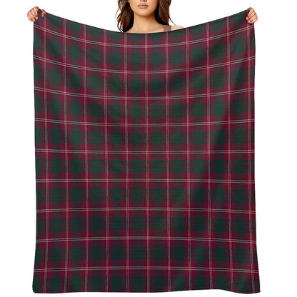 Clan Crawford Tartan Throw Blanket