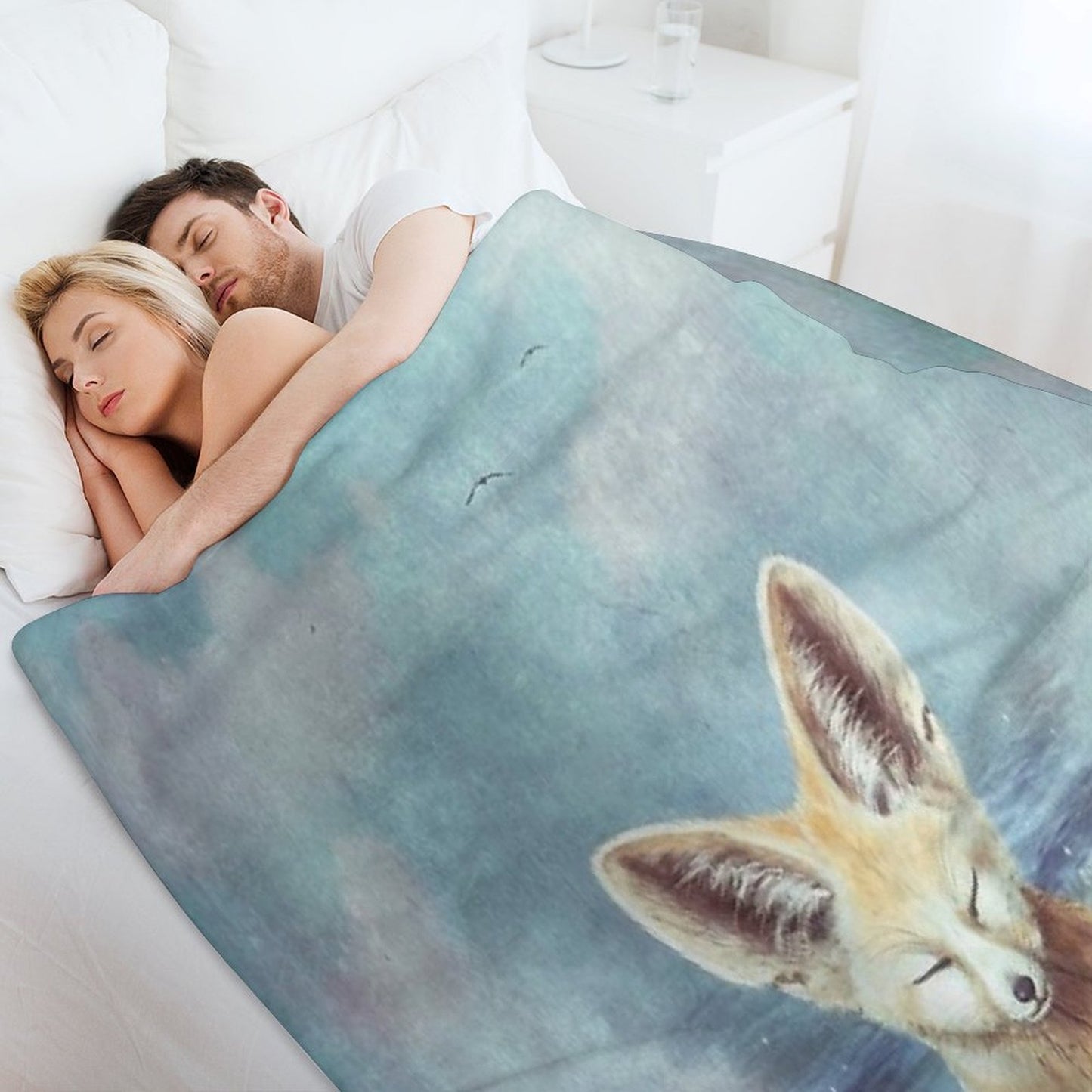 A Fennec's Dream Throw Blanket