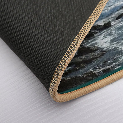 OCEAN WAVES Bath Mat