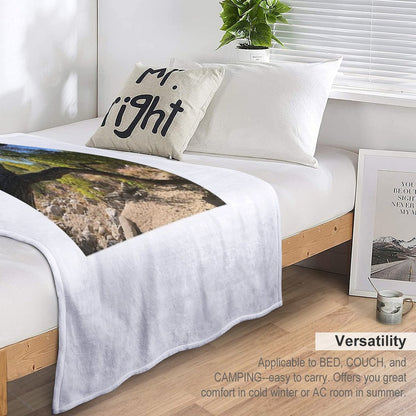 Looking Though A Branch Throw Blanket