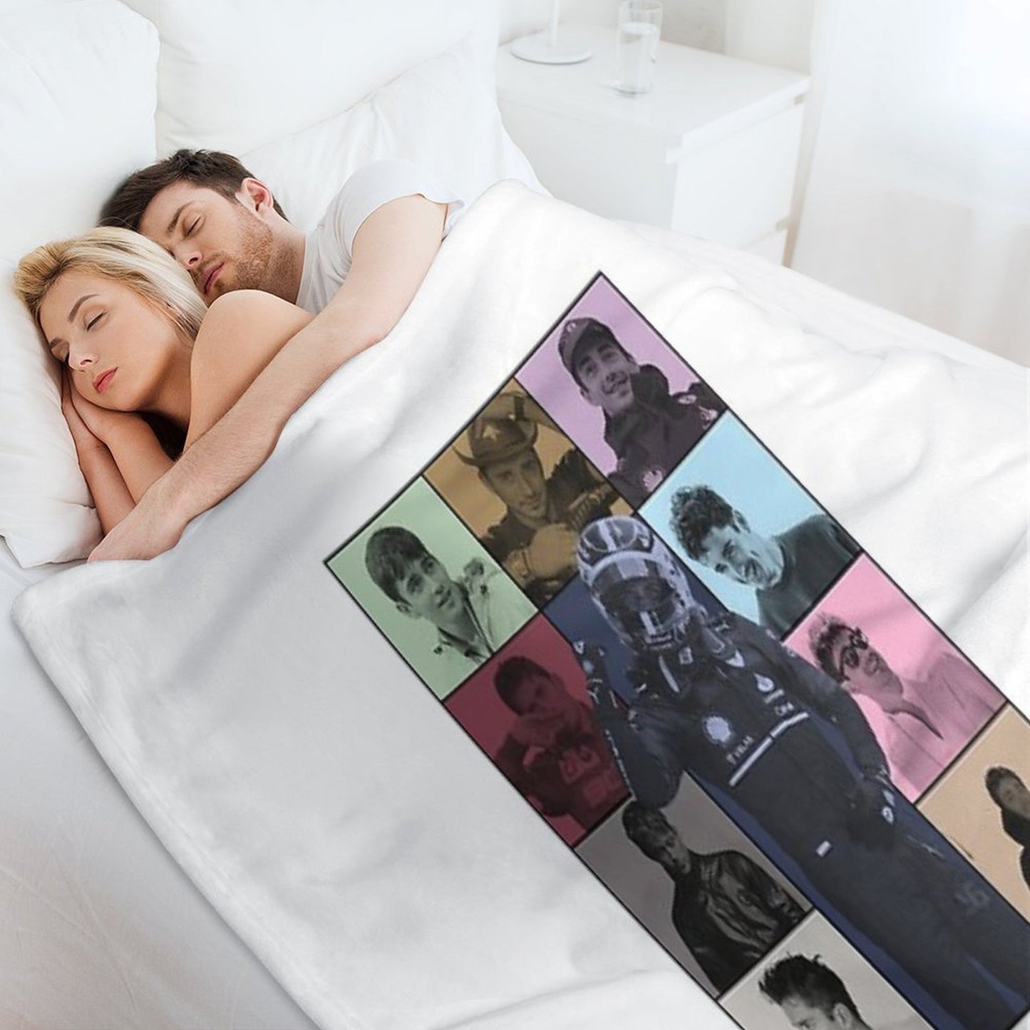 Charles Leclerc Ft. The Eras Tour Throw Blanket
