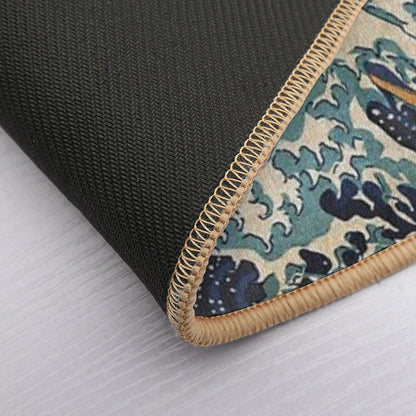 The Great Wave Off Kanagawa Bath Mat