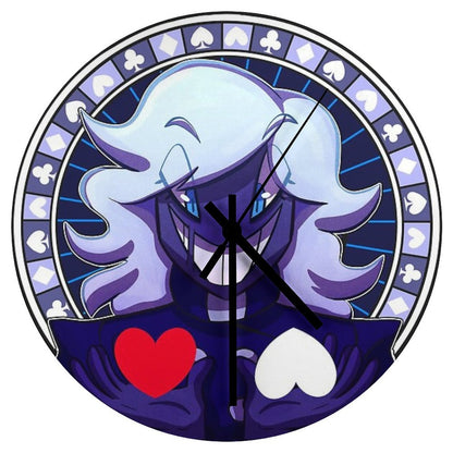 DELTARUNE -Roulx Kaard Minimalist Wall Clock