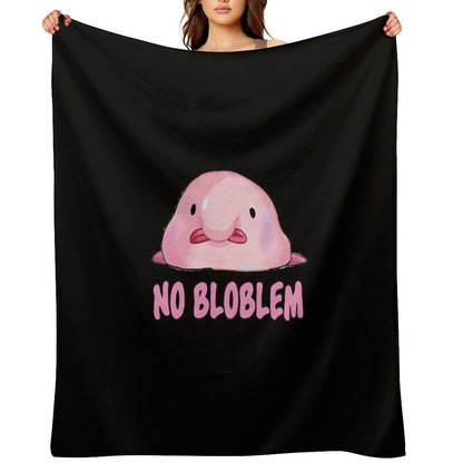 Blobfish Throw Blanket