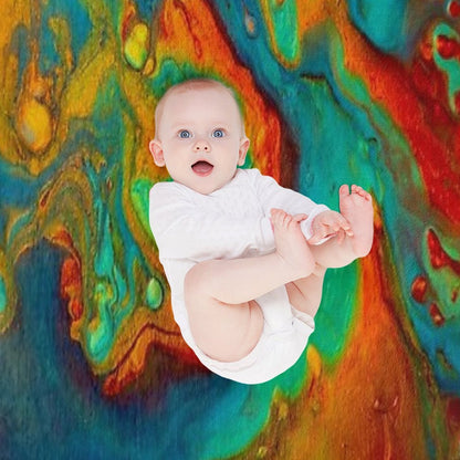 Patina Swirl Throw Blanket