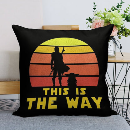 Mando Retro Vol.1 Linen Throw Pillow Cover