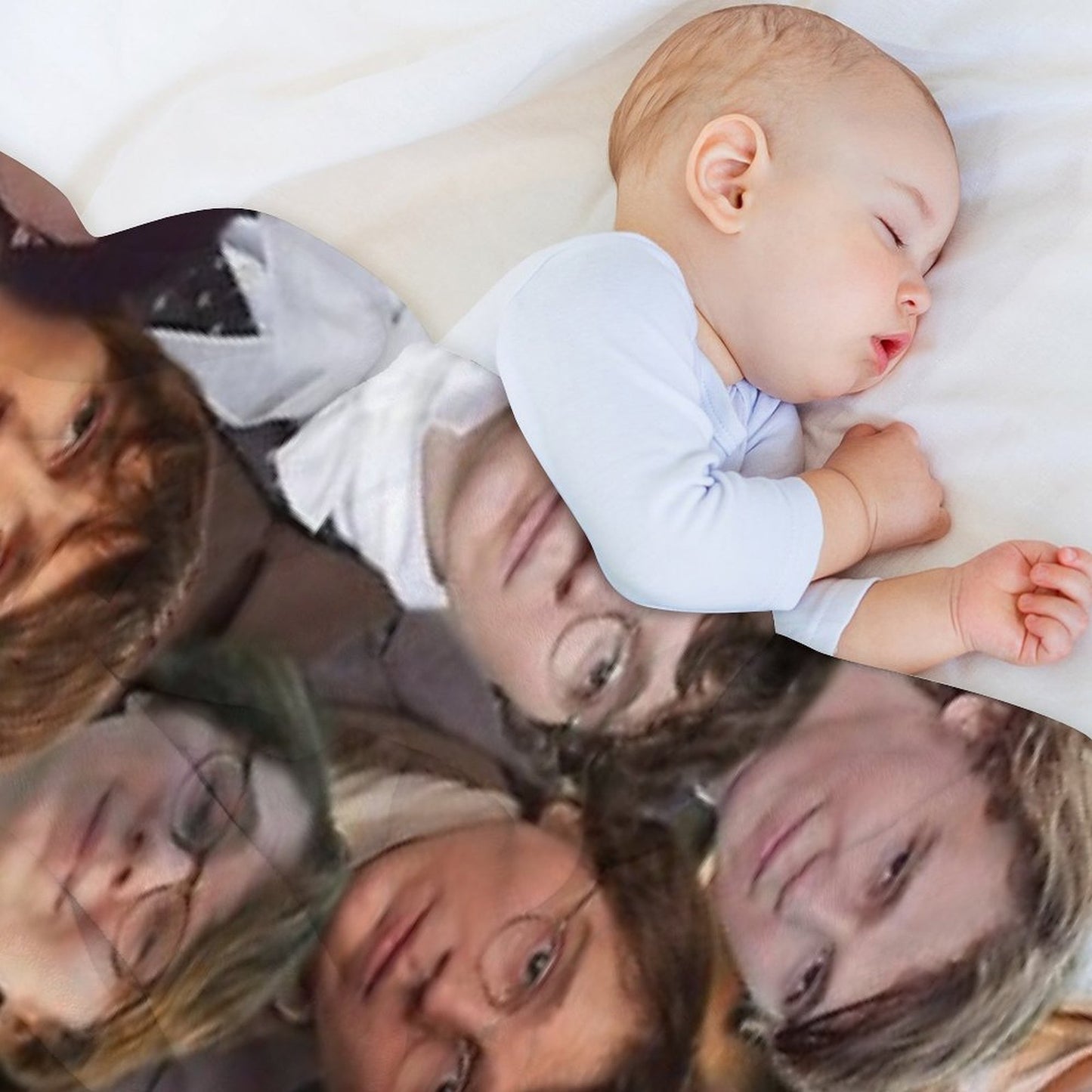 Paul Dano - I Love Paul Dano Photo Collage Throw Blanket