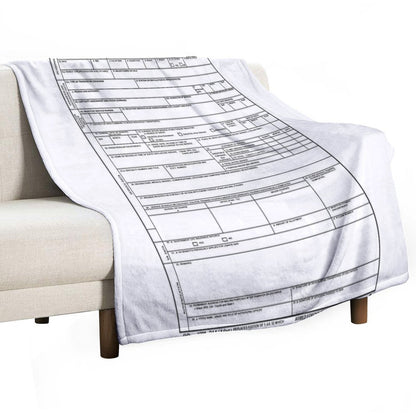 DD 214 Gift Throw Blanket