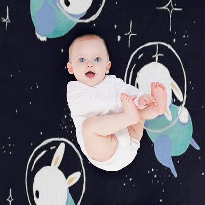 Space Bunnies Throw Blanket