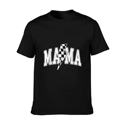 Mama Racing Car Family Matching Birthday Party Mother&#39;s Day T-Shirt