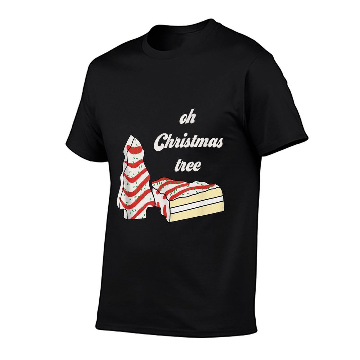 Oh Christmas Tree Cakes Debbie Funny Christmas Snack Cake  Trendy Pattern T-Shirt