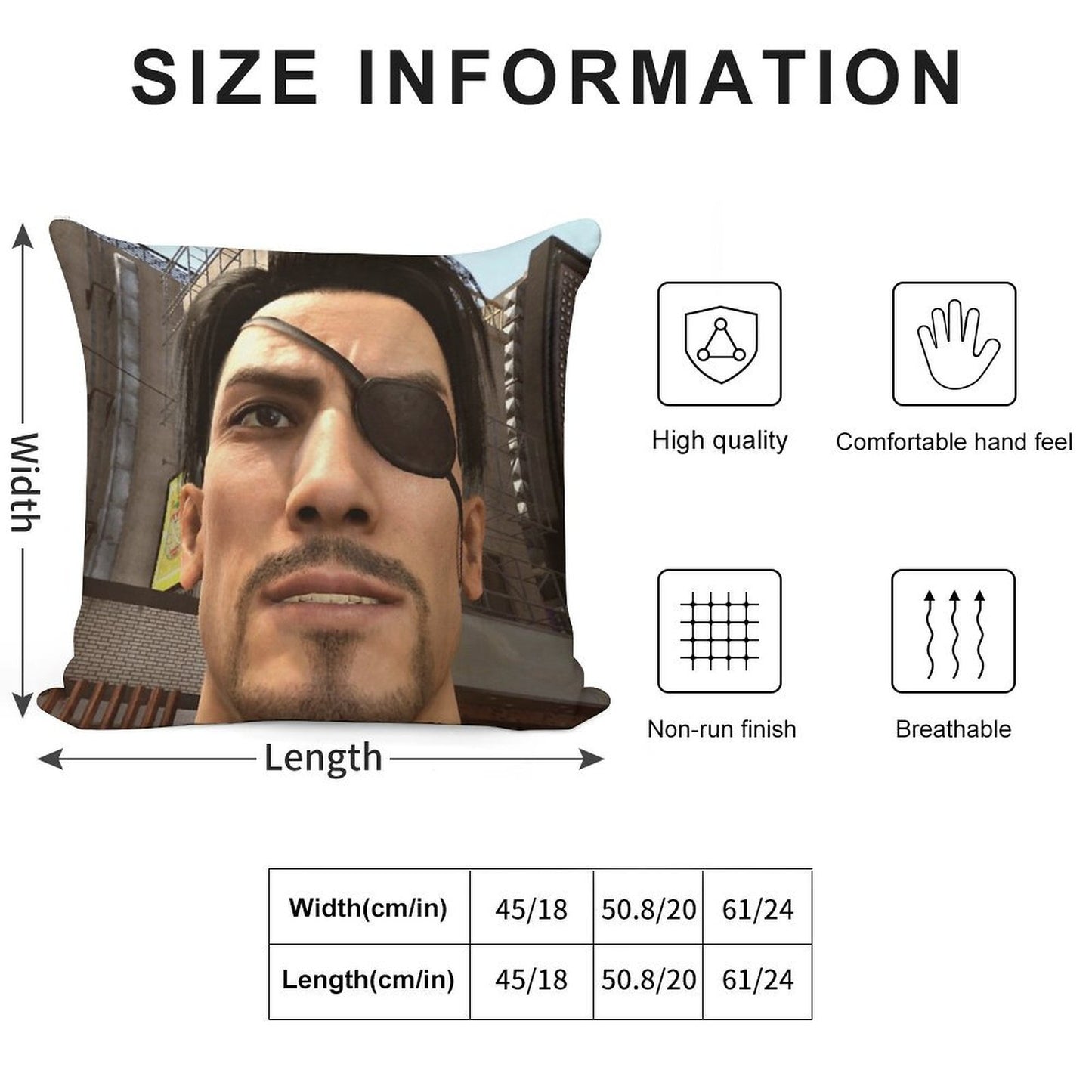 Goro Majima Soft Bedroom Essential Throw Pillow