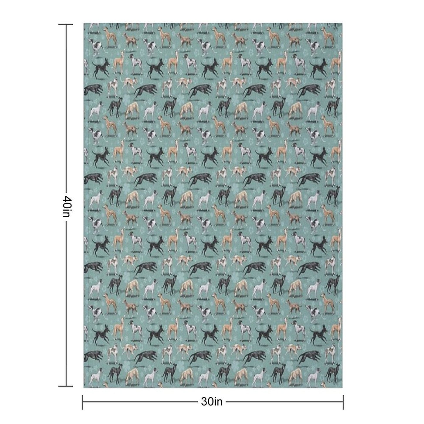 The Greyhound Throw Blanket