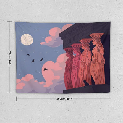 Caryatids at Dusk Tapestry