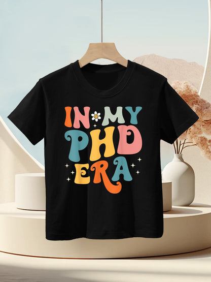 Groovy In My Phd Era Doctorate Graduation Kids T-Shirt