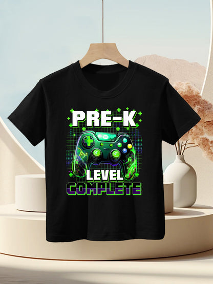 Controller Pre K PreK Level Complete Graduation Boys Kids T-Shirt