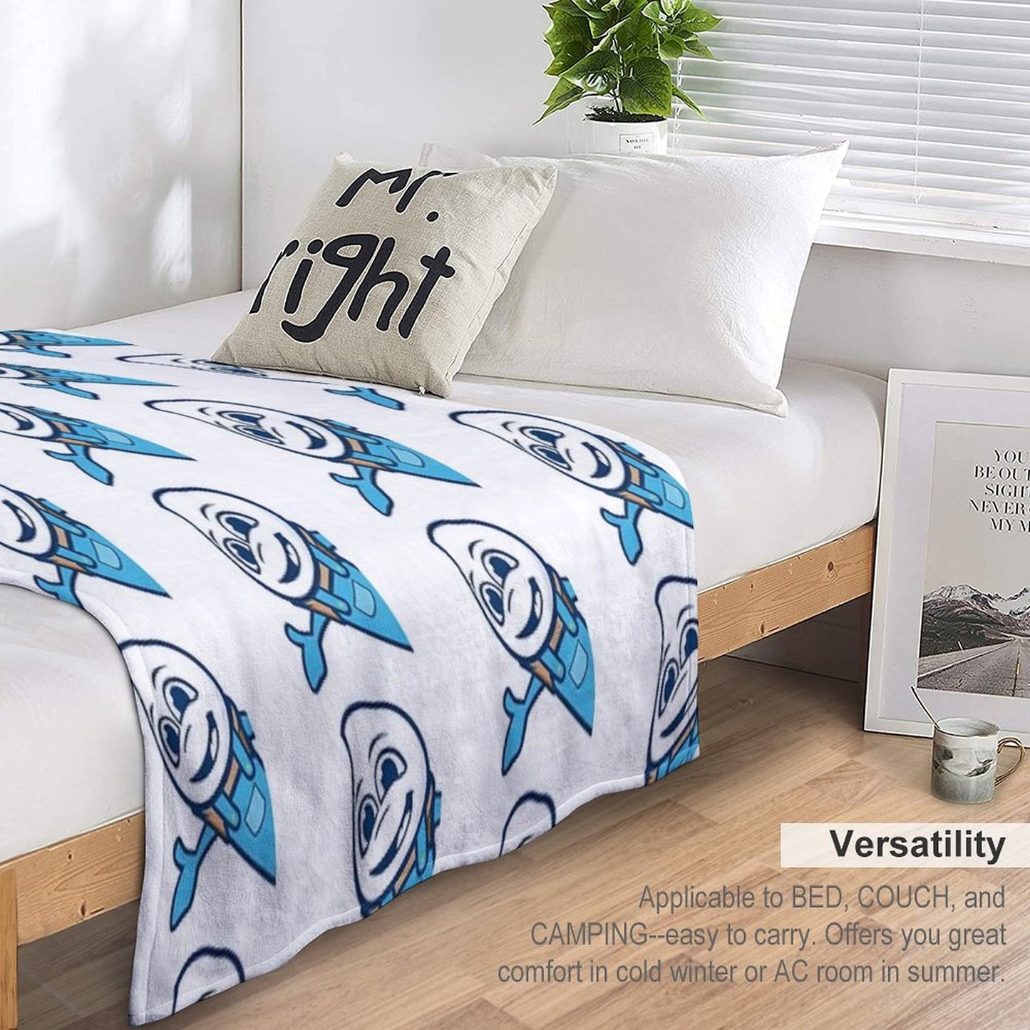 Culvers Scoopie Throw Blanket