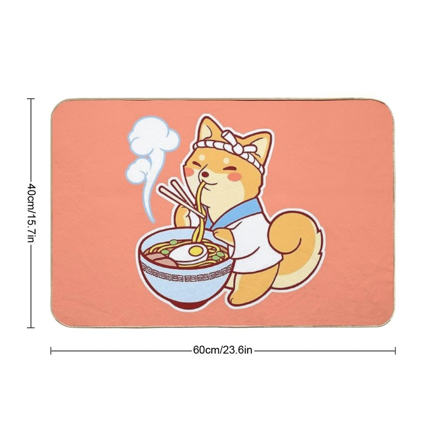 Ramen Shiba Bath Mat