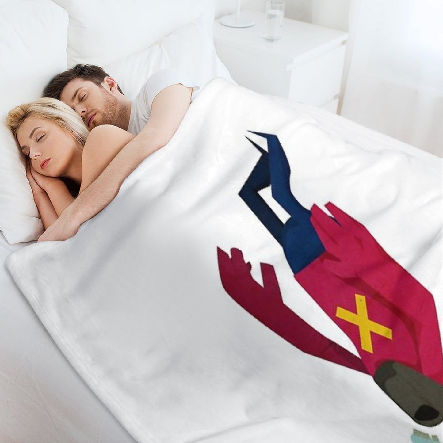 TheUpsideDownKingJr Throw Blanket