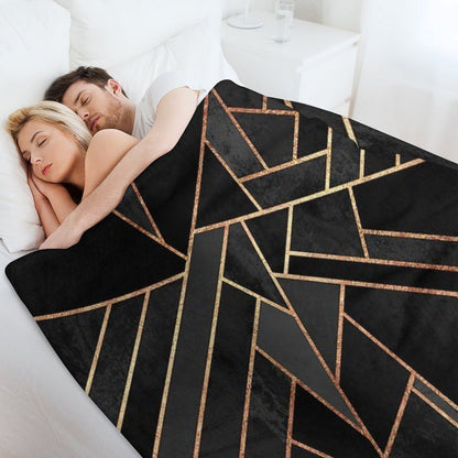 Black Night Throw Blanket