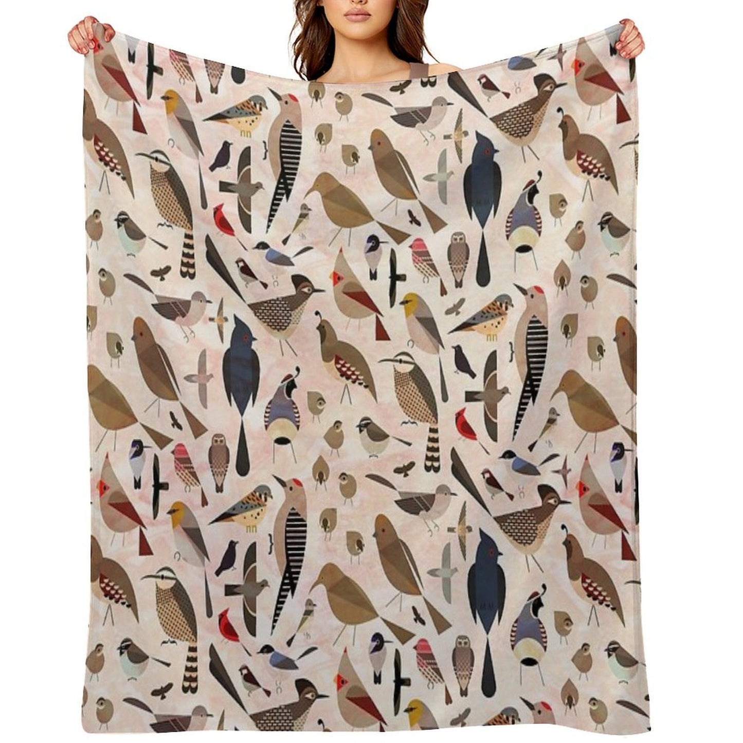 Sonoran Birds Throw Blanket