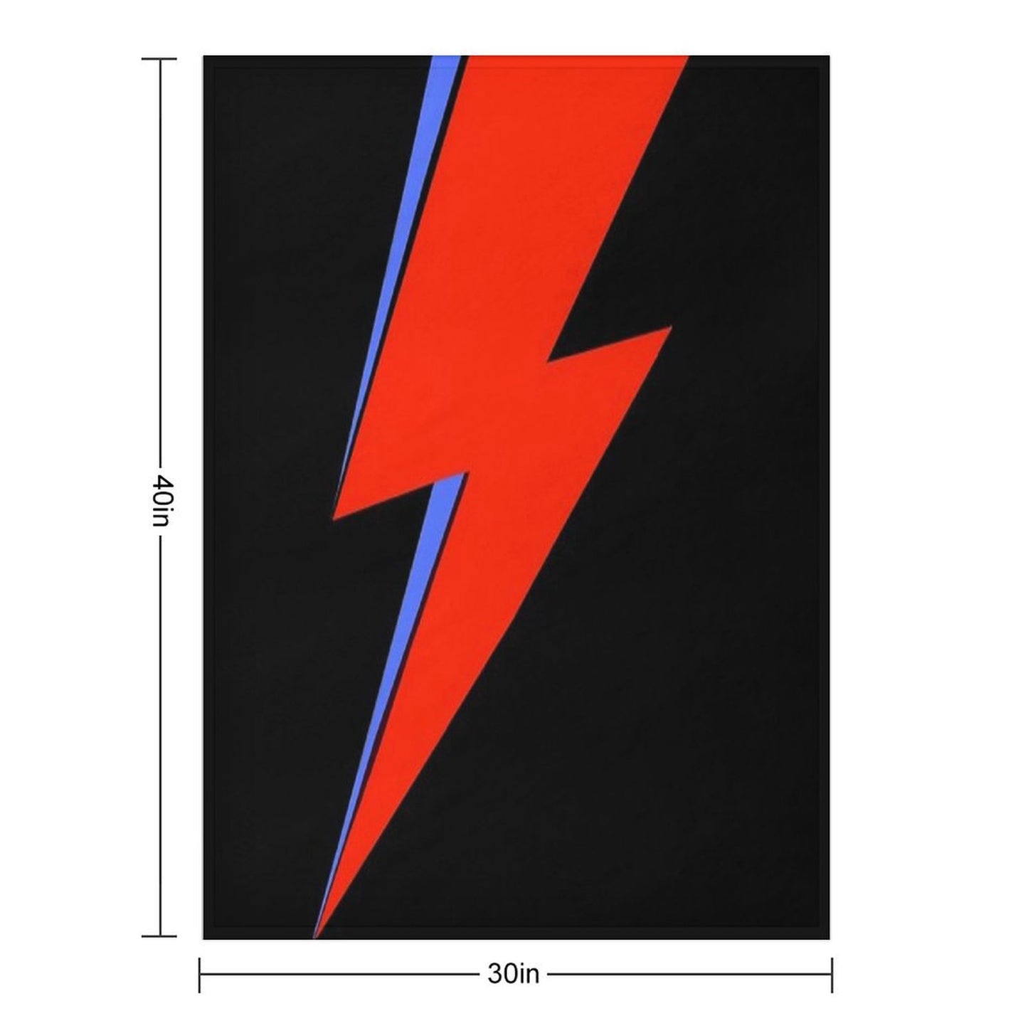 Aladdin Sane Throw Blanket