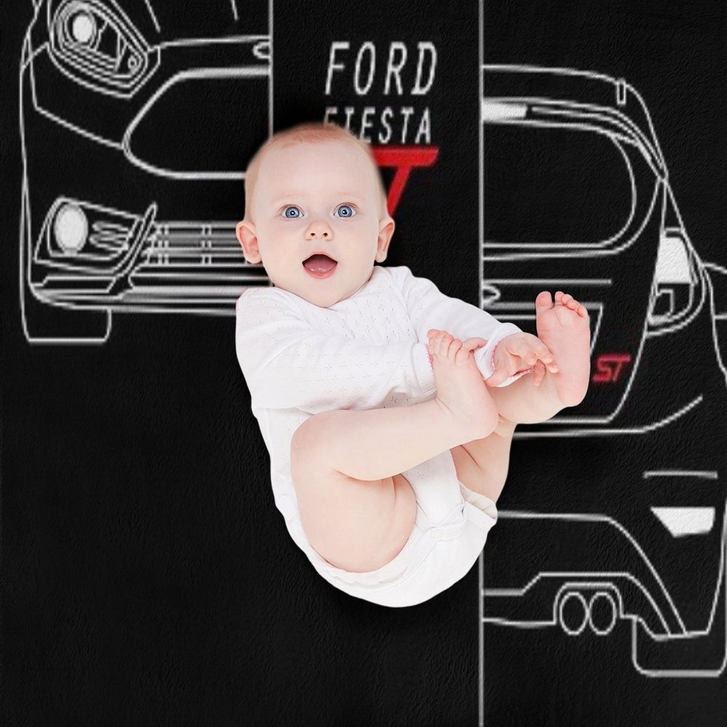 Ford Fiesta ST  Essential Throw Blanket