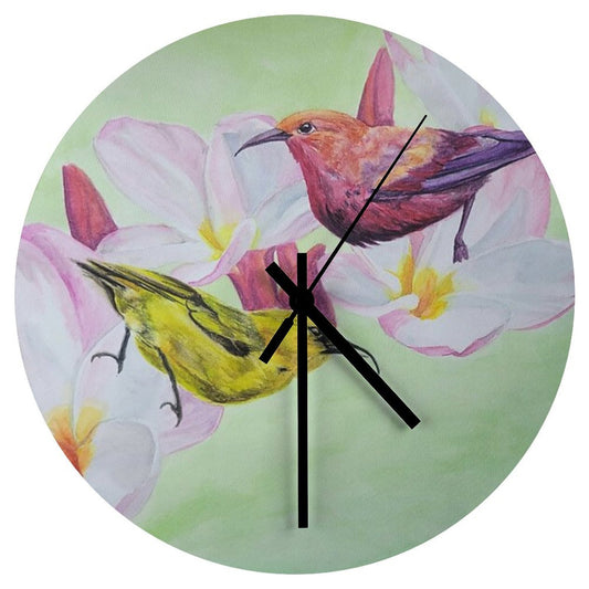 ‘I’iwi Wall Clock