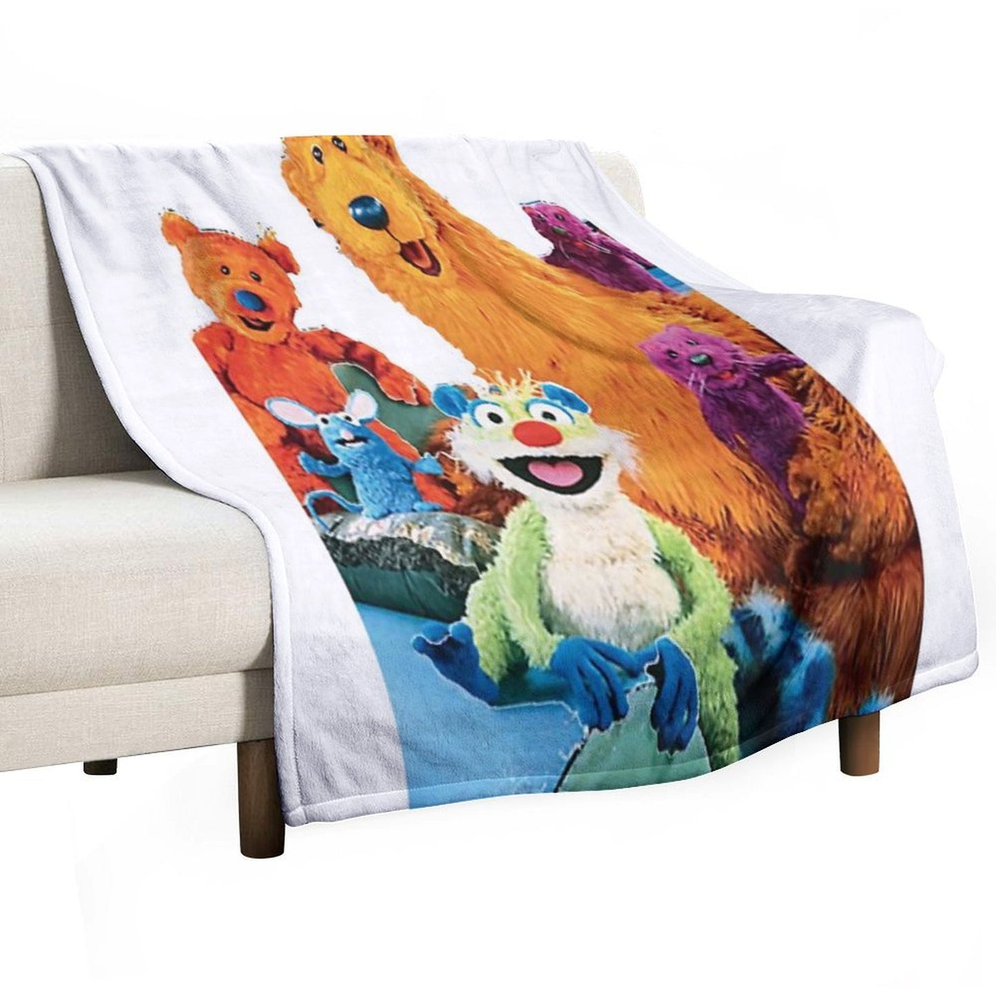Bear in The Big Blue House Throw Blanket