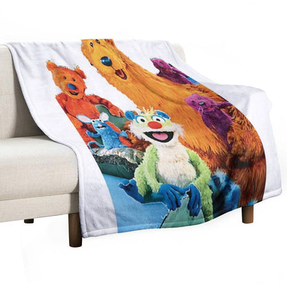 Bear in The Big Blue House Throw Blanket