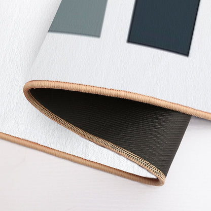 Mid-Century Modern  Neutral Terracotta Colors Bath Mat