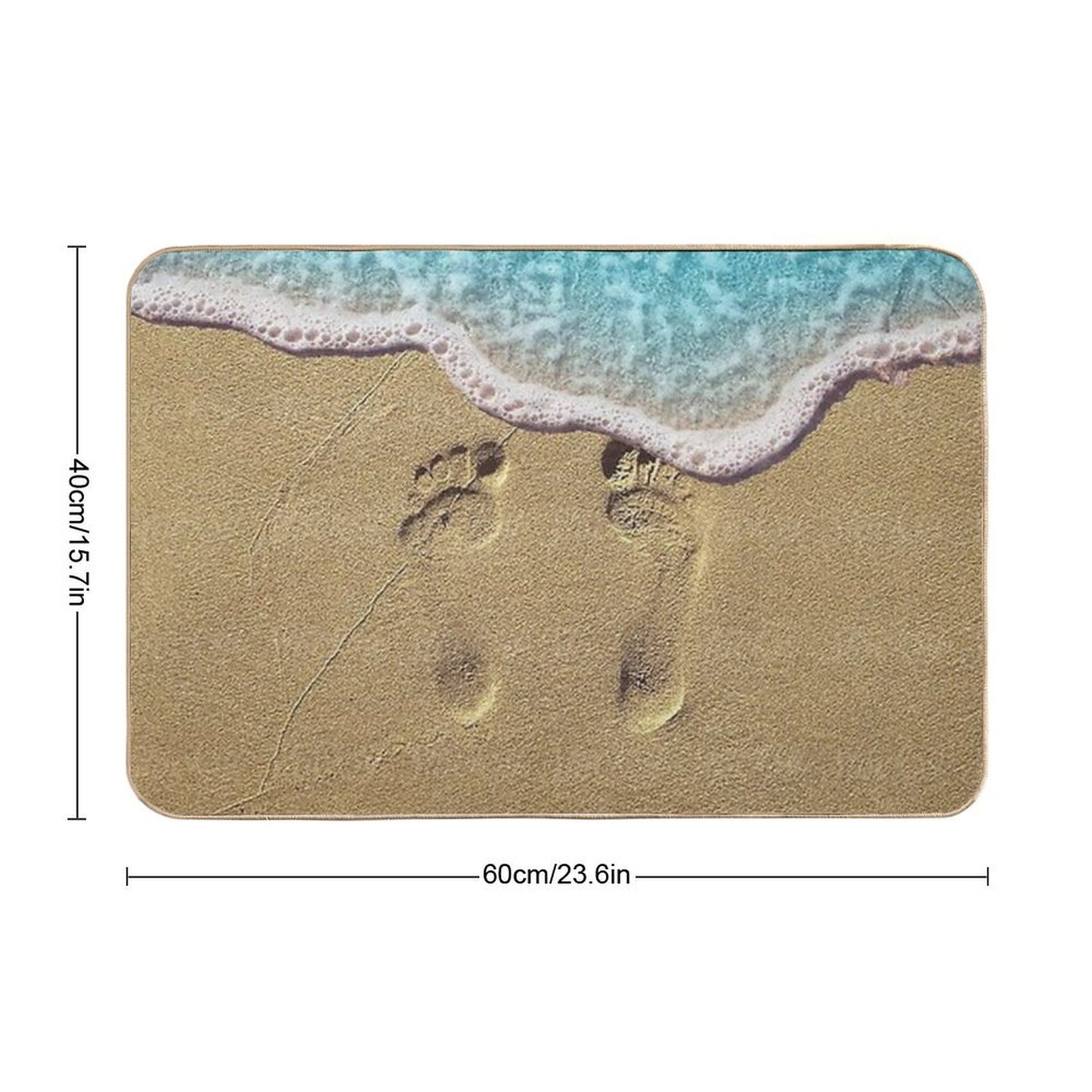 Beach Feet Bath Mat